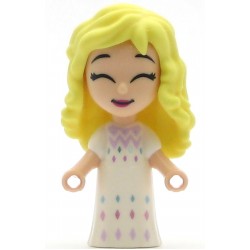 LEGO Disney Minifigure Elsa - White Dress (Micro Doll)