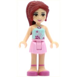 LEGO Friends Minifigure Mia Bright Pink Skirt