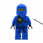 LEGO Jay The Golden Weapons Dark Brown Pike Spear