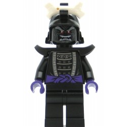 LEGO Ninjago Minifigure Lord Garmadon Legacy Silver Armor Plain Legs